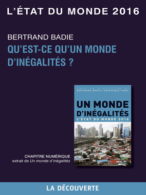 cover image of Chapitre L'état du monde 2016